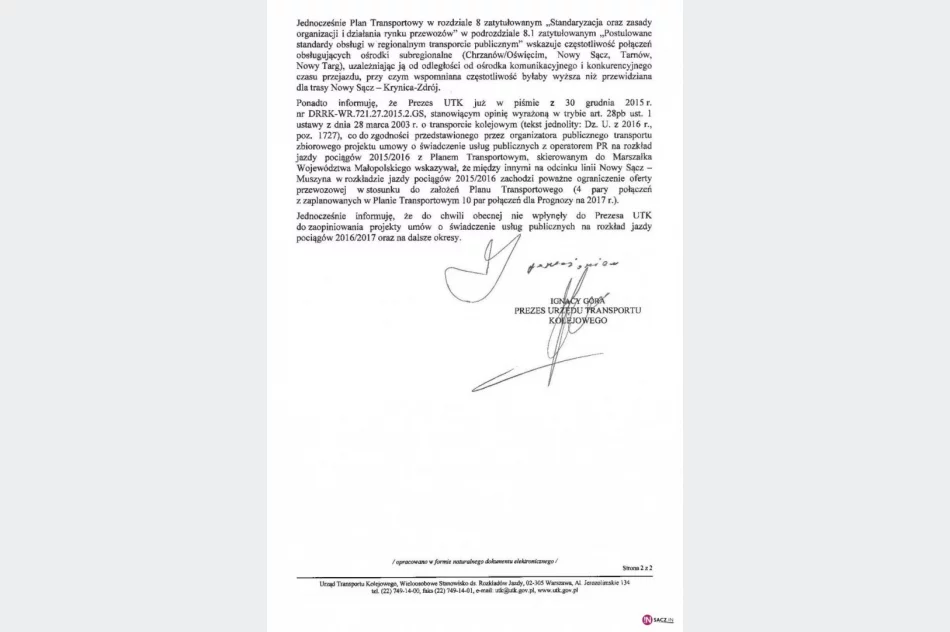 Koleje Małopolskie kontra Przewozy Regionalne. Spór nie ustaje - zdjęcie 4