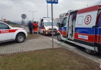 Nowy Sącz: Zderzenie aut na Piłsudskiego. Trzy osoby zabrane do szpitala! - zdjęcie główne