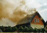 50 strażaków gasiło pożar zabudowań gospodarczych - zdjęcie główne