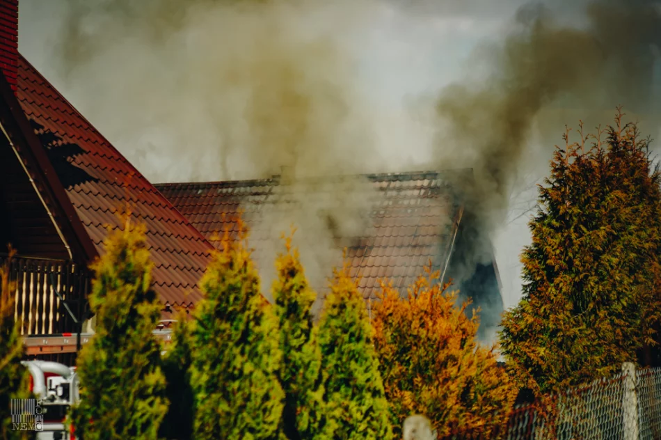 50 strażaków gasiło pożar zabudowań gospodarczych - zdjęcie 5