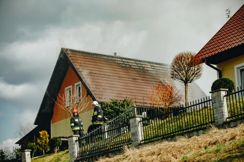 50 strażaków gasiło pożar zabudowań gospodarczych - zdjęcie 9