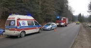 Samochód wpadł do rowu - zdjęcie 2