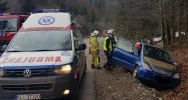 Samochód wpadł do rowu - zdjęcie 4