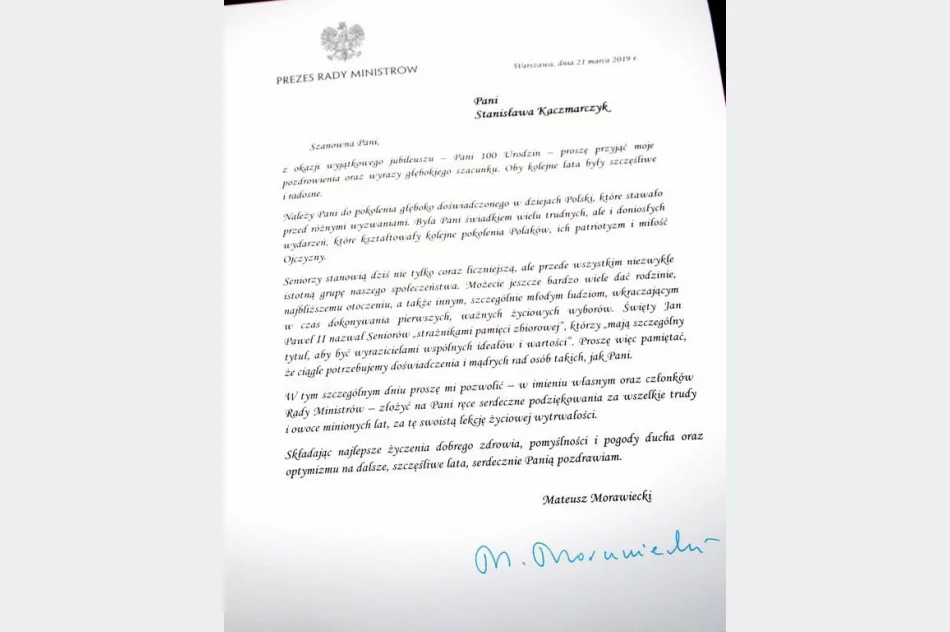 Setne urodziny pani Stanisławy Kaczmarczyk - zdjęcie 12