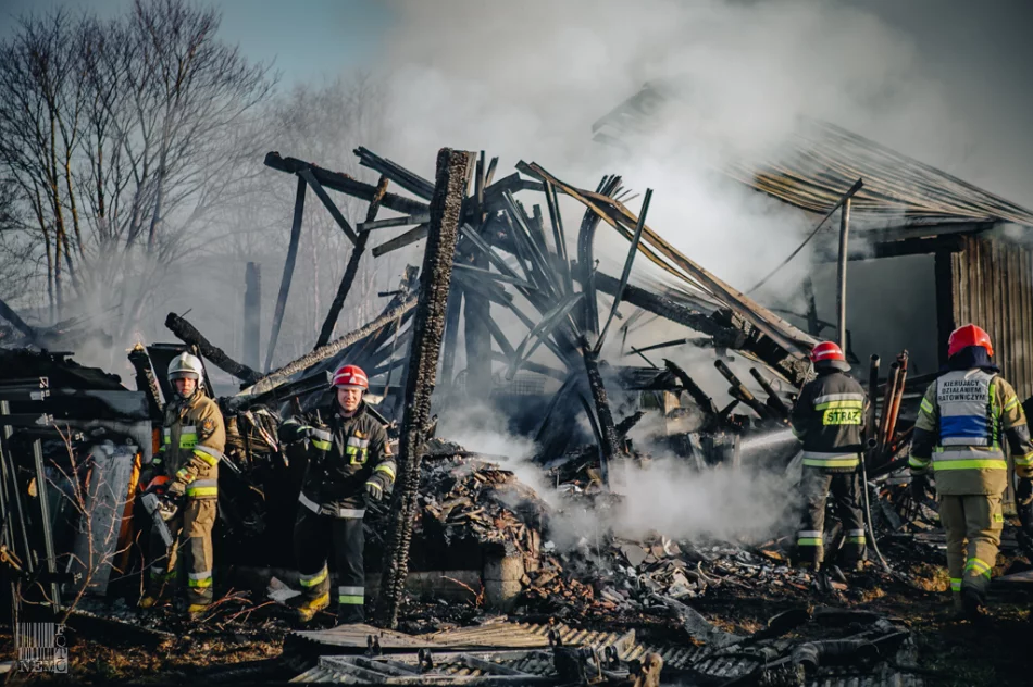 Budynek gospodarczy spłonął doszczętnie wraz z wyposażeniem - zdjęcie 16