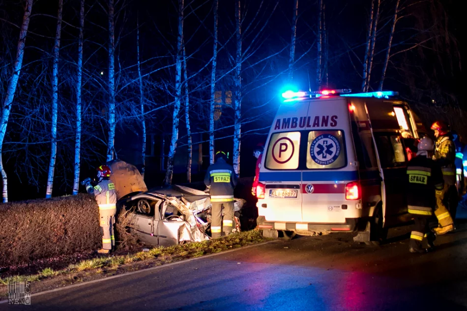 Kolizyjny poniedziałek na Limanowszczyźnie - zdjęcie 3