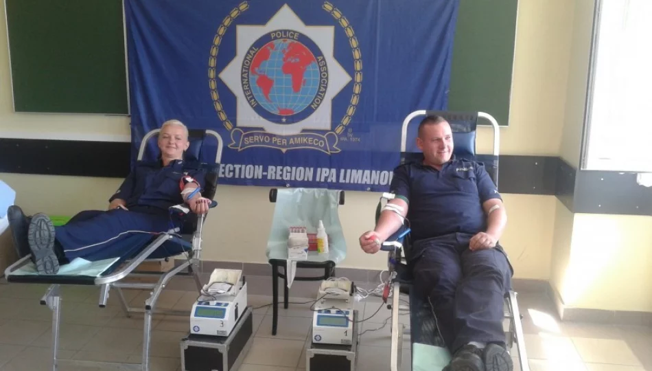 Mundurowi będą oddawać krew - zdjęcie 1