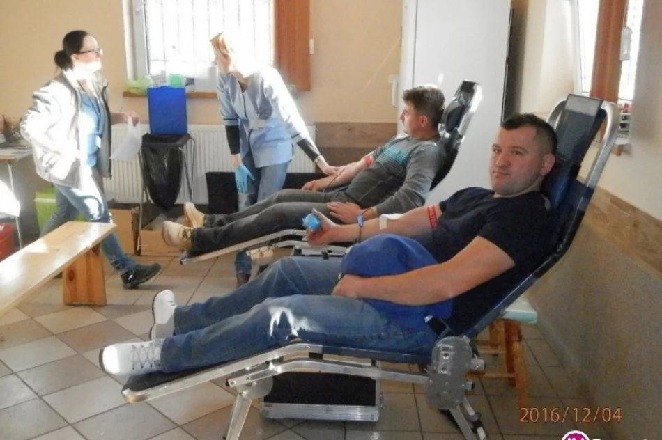 25 razy strażacy podzielili się krwią - zdjęcie 3