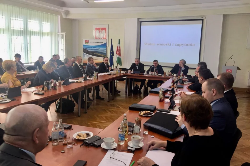 Obradowała Rada Gminy Limanowa - retransmisja sesji - zdjęcie 5