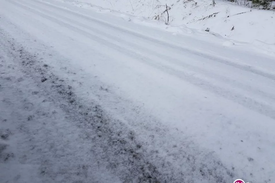 Śliskie drogi - tiry stoją na podjazdach - zdjęcie 2