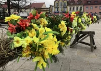 PALMA WIELKANOCNA ZDOBI LIMANOWSKI RYNEK - zdjęcie główne