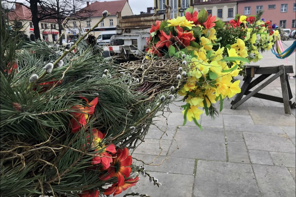 PALMA WIELKANOCNA ZDOBI LIMANOWSKI RYNEK - zdjęcie 2