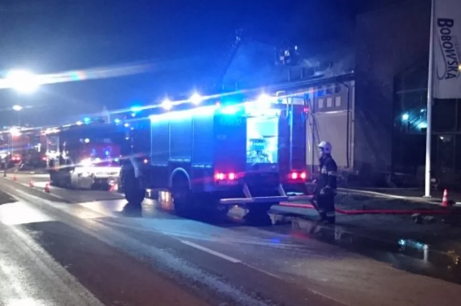 9 godzin gasili pożar piekarni w Bobowej - zdjęcie 2