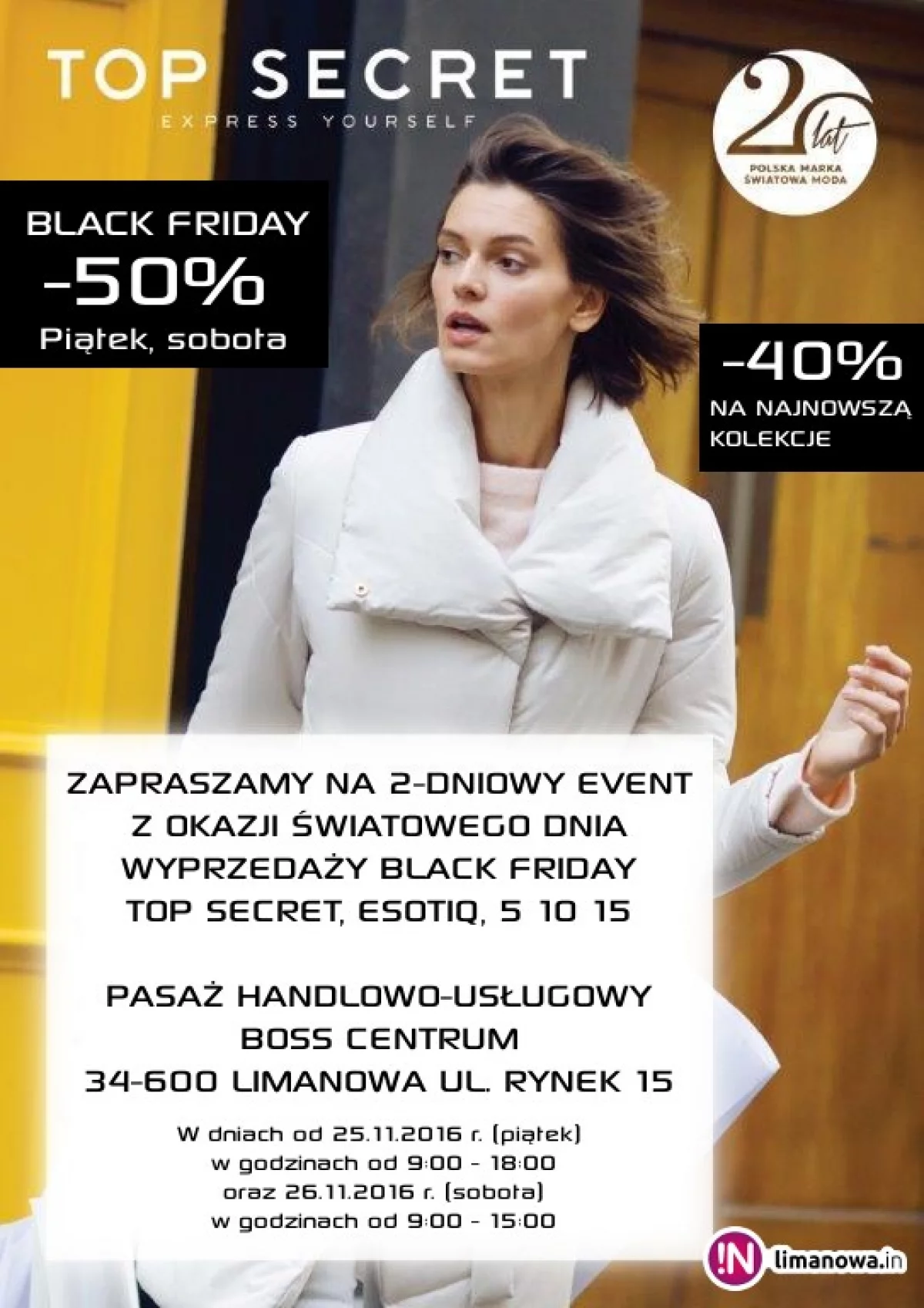 'Black Friday' w Boss Centrum - rabat do 50%!