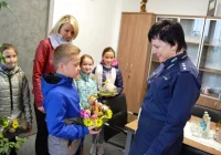 Niecodzienni goście w Komendzie Policji w Limanowej - zdjęcie główne