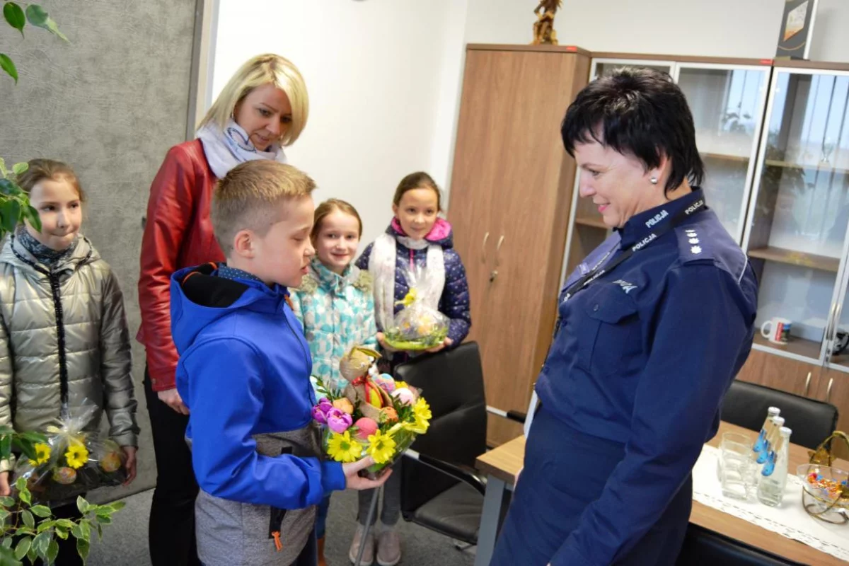 Niecodzienni goście w Komendzie Policji w Limanowej