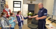 Niecodzienni goście w Komendzie Policji w Limanowej - zdjęcie 2
