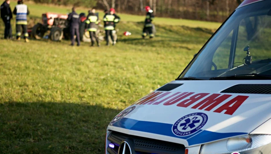 Tragedia podczas prac polowych - nie żyje 57-letni traktorzysta - zdjęcie 1