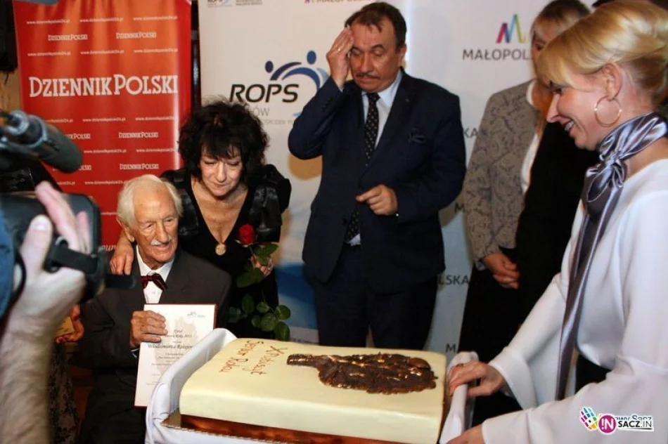 Włodzimierz Rożejowski sądecki stulatek  „Seniorem roku” - zdjęcie 3