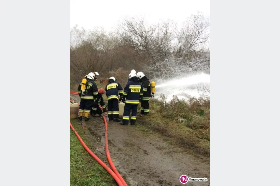 60 strażaków z 11 jednostek wzięło udział w ćwiczeniach - zdjęcie 2