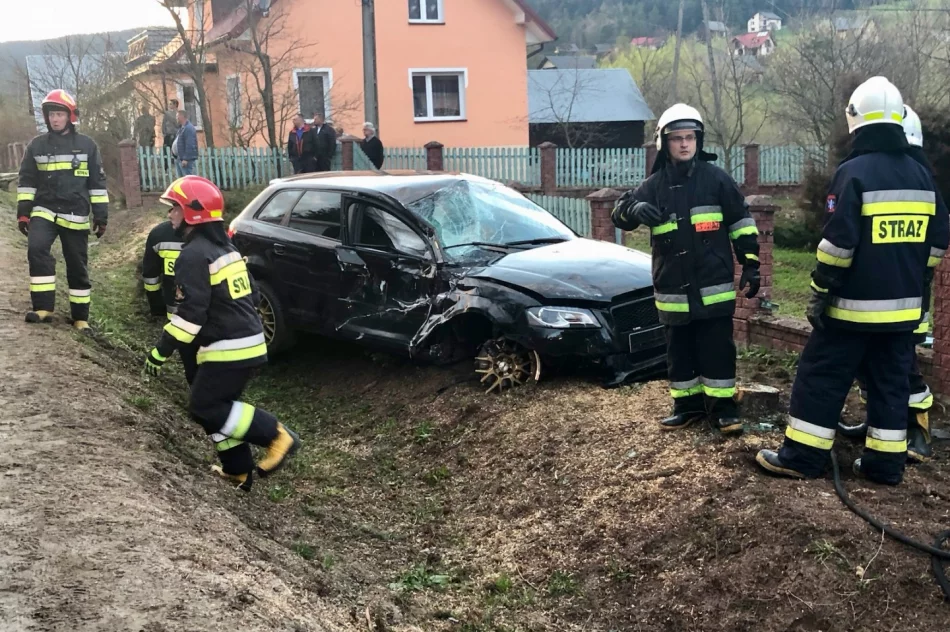 Pijany kierowca trafił do aresztu, pasażer Audi do szpitala - zdjęcie 2