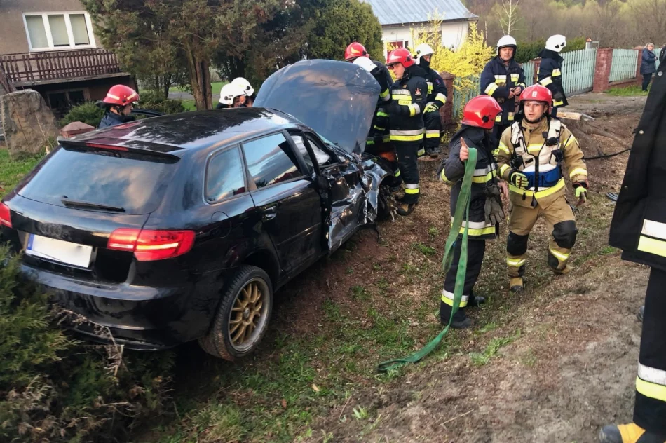Pijany kierowca trafił do aresztu, pasażer Audi do szpitala - zdjęcie 4