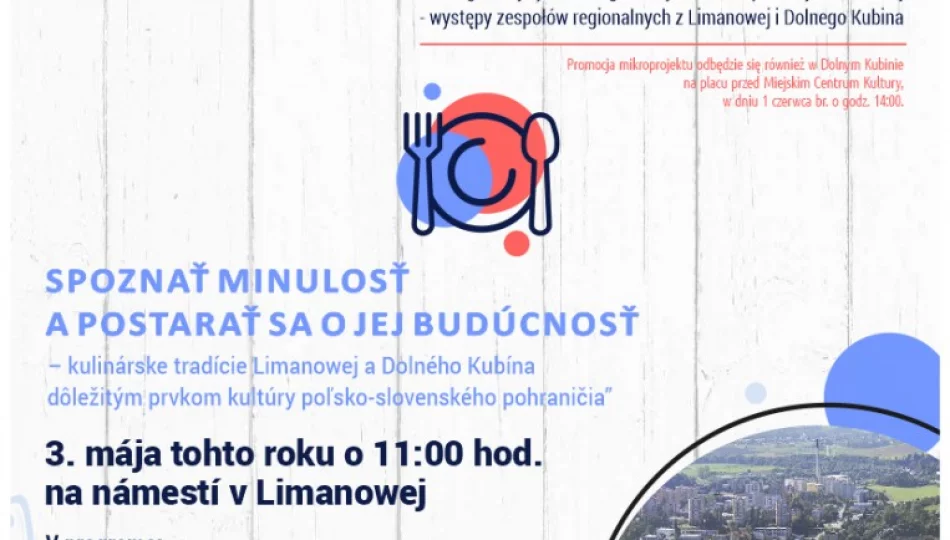 Zaproszenie na promocję mikroprojektu kulinarnego - zdjęcie 1