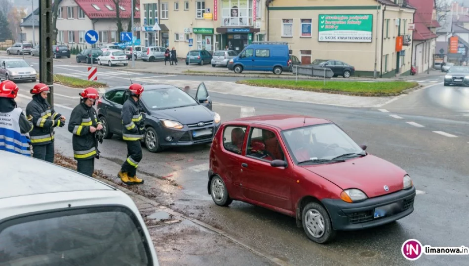 Dwie kolizje na limanowskich drogach - zdjęcie 1