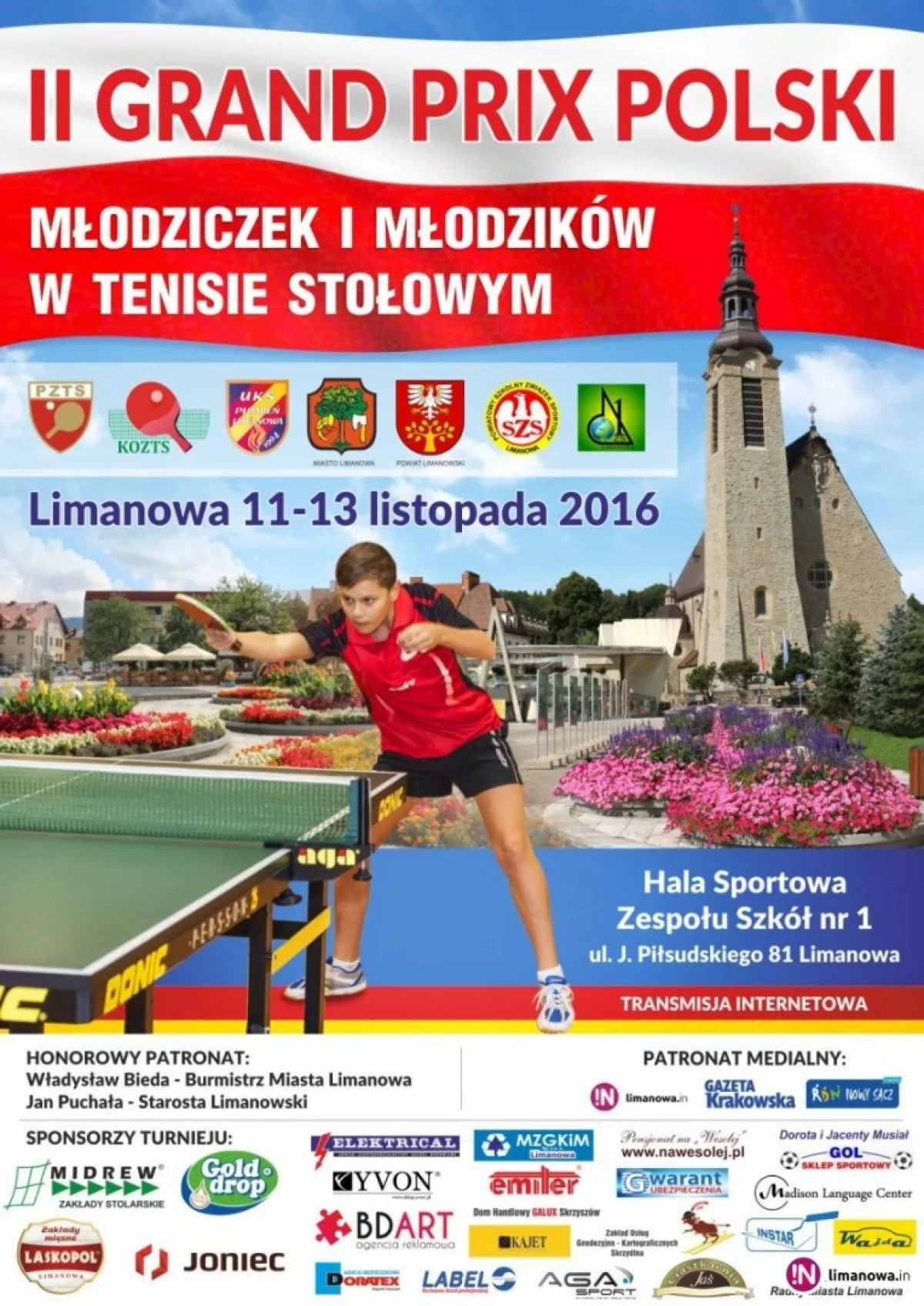 Najlepsi tenisiści z całej Polski przyjadą na zawody do Limanowej