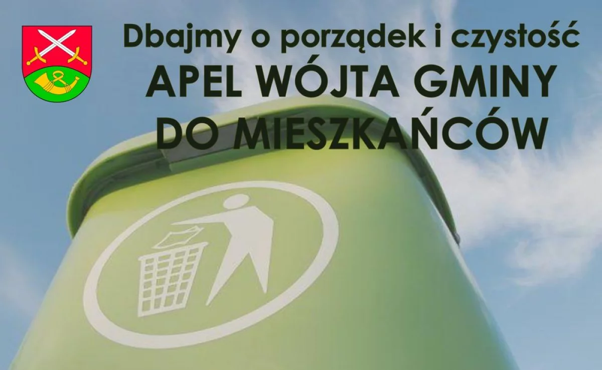 Wójt apeluje do mieszkańców w sprawie odpadów