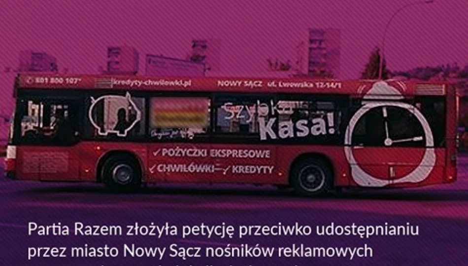 Nie chcą w Sączu chwilówek. Zatrzymajmy lichwobus - zdjęcie 1