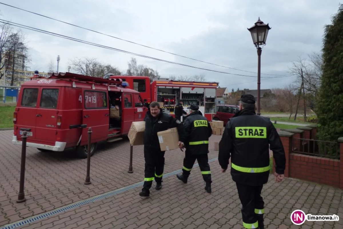 Strażacy proszą o dary, które przekażą na Ukrainę