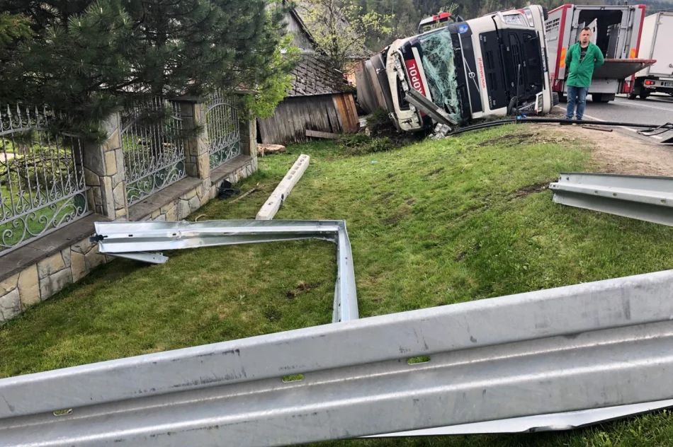 Ciężarówce miał zajechać drogę inny kierowca - firma szuka świadków zdarzenia - zdjęcie 19