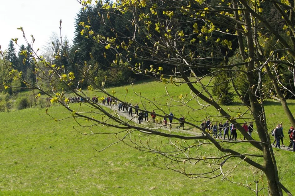 Kilkaset młodych osób uczestniczyło w Rajdzie „Beskidzkie Wyspy” - zdjęcie 18