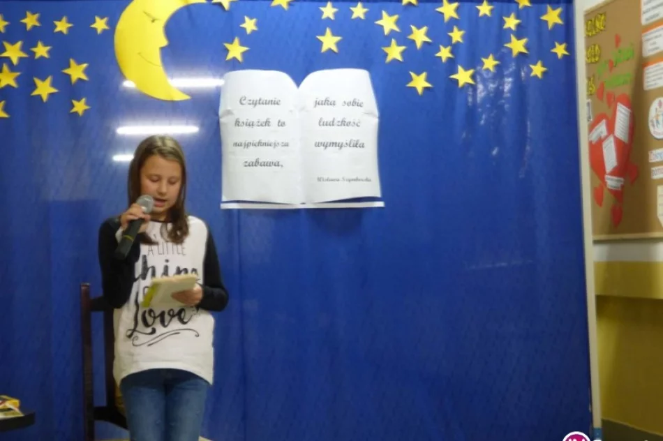 'Noc z książką' w szkole - zdjęcie 3