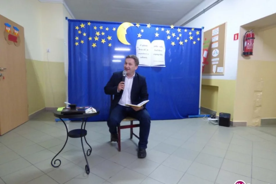 'Noc z książką' w szkole - zdjęcie 4