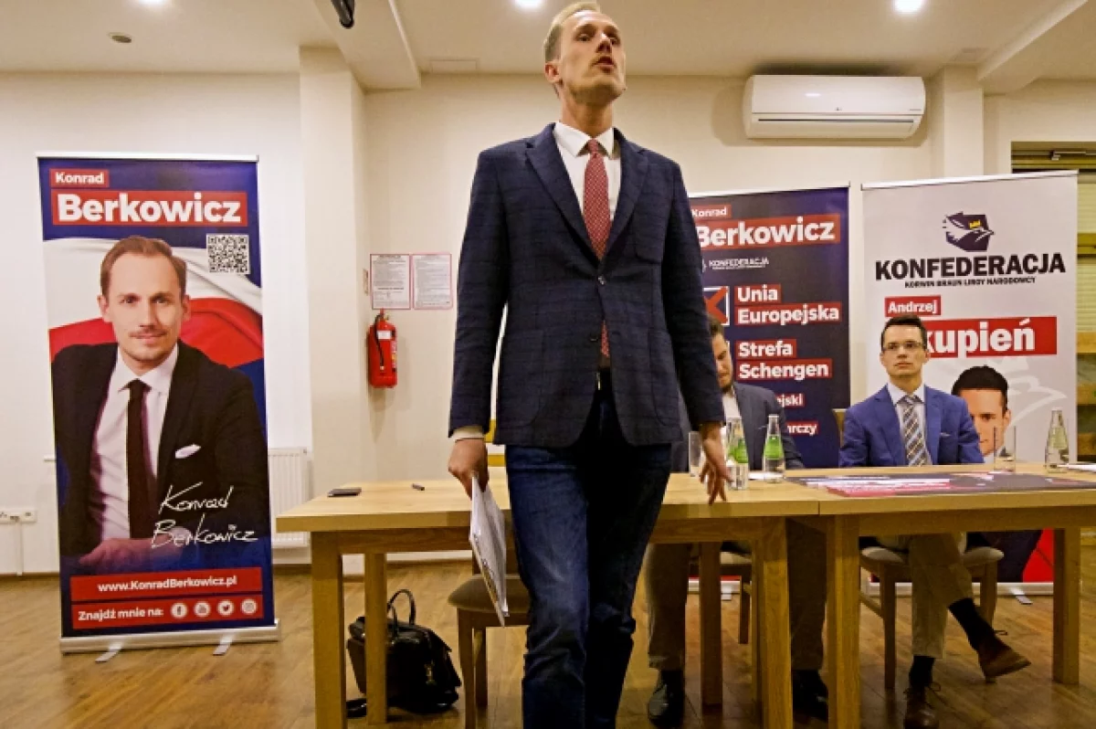 "Uniosceptycy" z Konfederacji spotkali się z wyborcami na Limanowszczyźnie