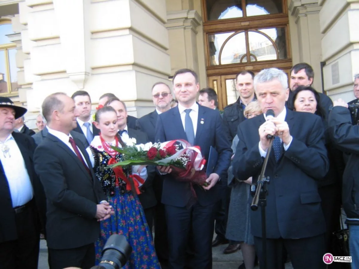 Prezydent Duda w Starym Sączu zasadzi lipę i spotka się z mieszkańcami