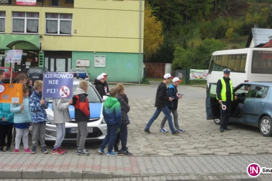 Szkolna profilaktyka uzależnień: wyszli na ulice i apelowali do kierowców - zdjęcie 4