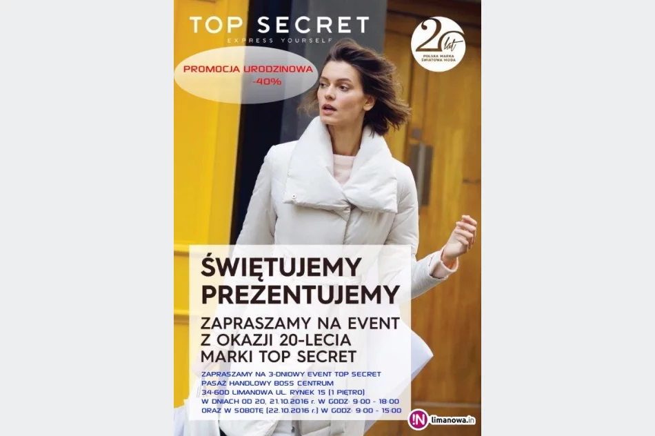Urodzinowy event w z okazji 20-lecia marki Top Secret. Taniej o 40%! - zdjęcie 2