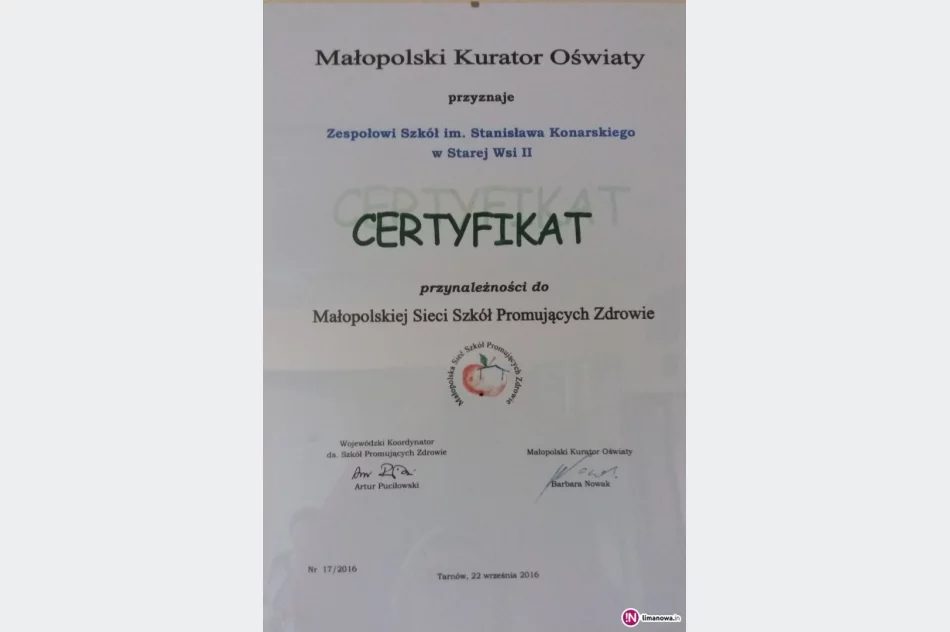 Kilka lat starań o certyfikat. Promocja zdrowia jest dla nich priorytetem - zdjęcie 2