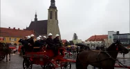 Rekonstrukcja historycznej akcji gaśniczej na limanowskim rynku oraz zawodów strażackich w Limanowej - zdjęcie 5