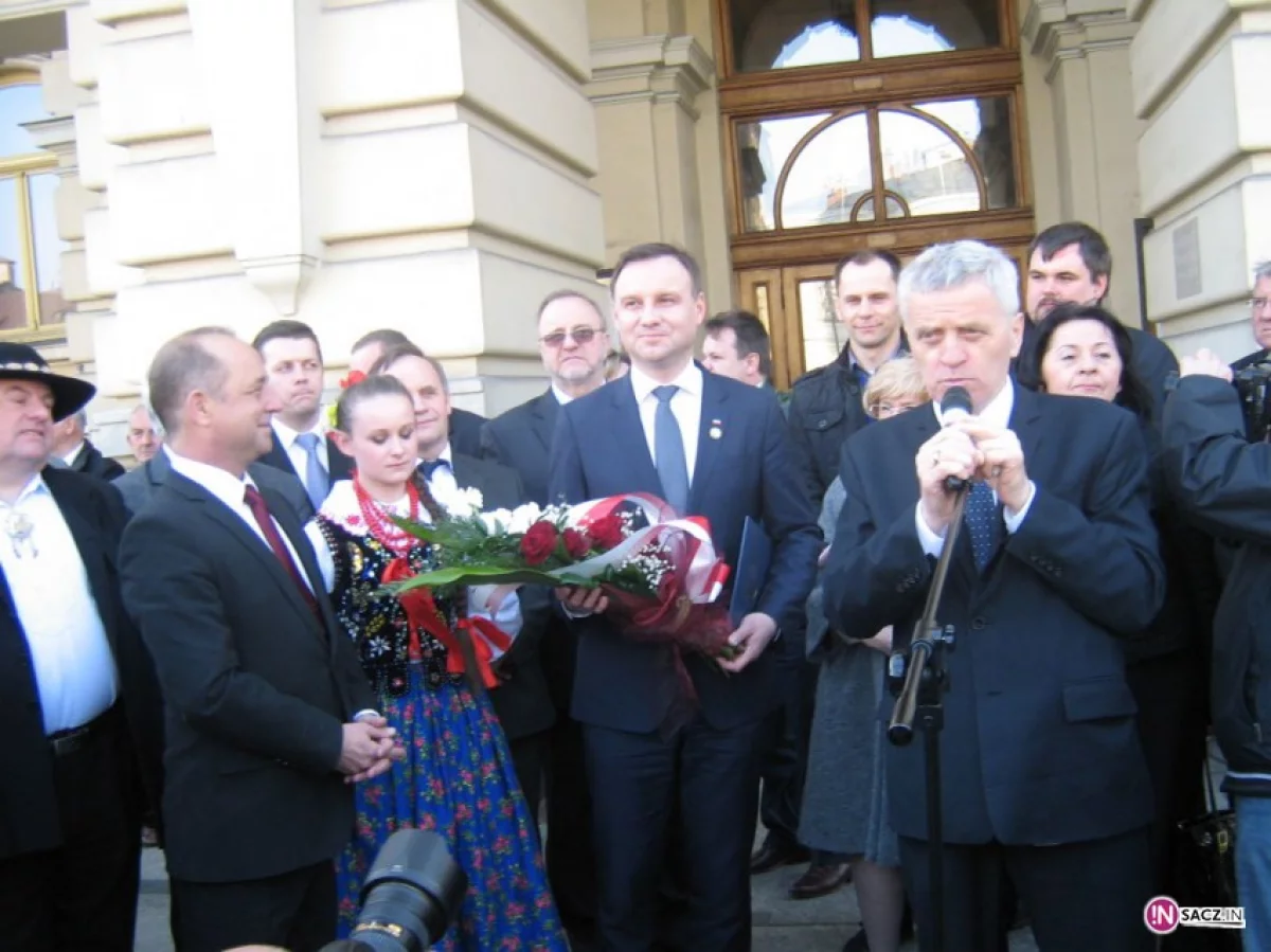 Prezydent Andrzej Duda osobiście odbierze tytuł Honorowego Obywatela Starego Sącza