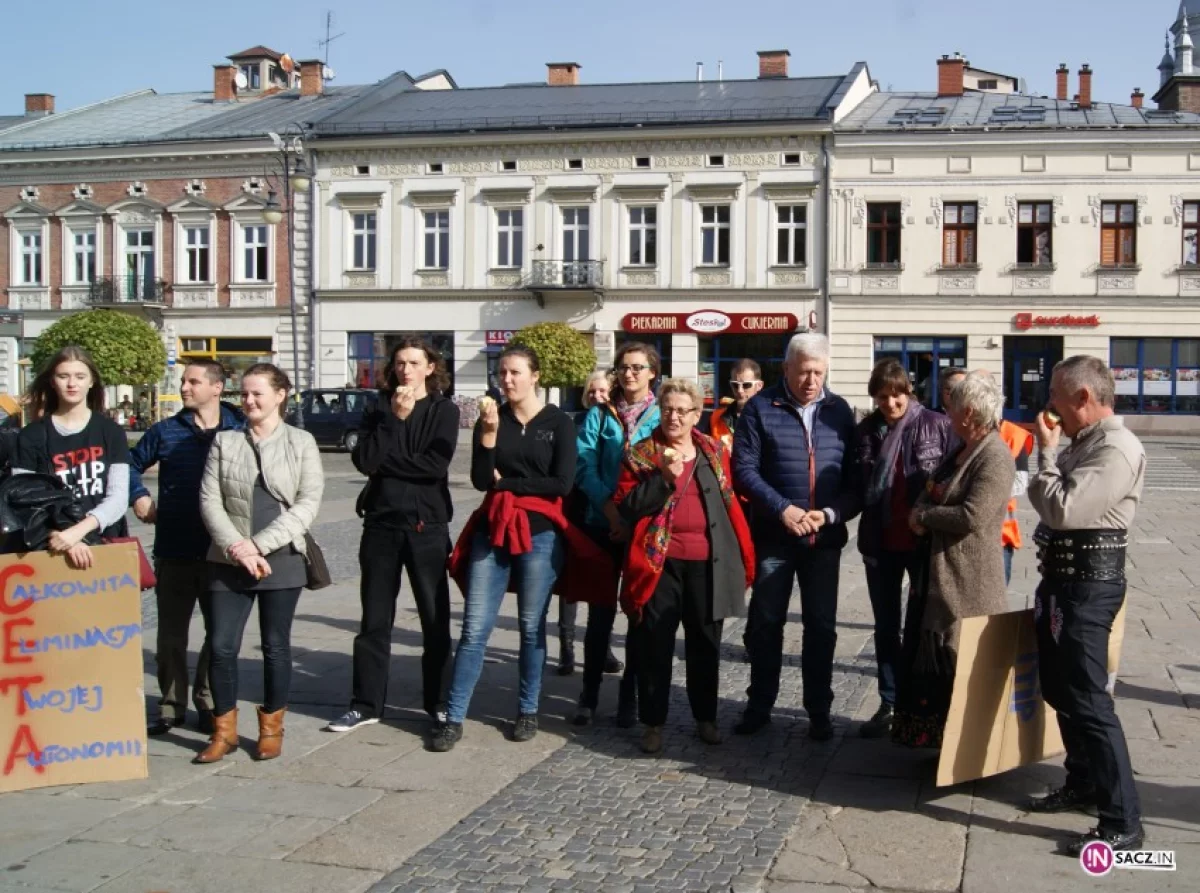 Nowy Sącz przeciwko CETA