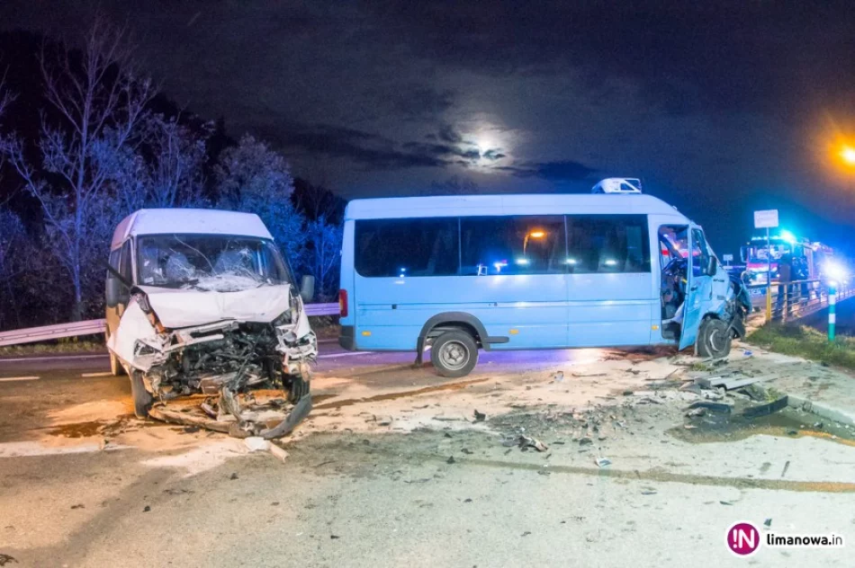 Zderzenie dwóch busów. Trzy osoby w szpitalu - zdjęcie 2