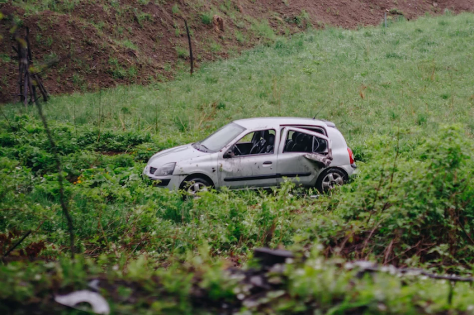 Dachowało Renault, dwie kobiety trafiły do szpitala - zdjęcie 3