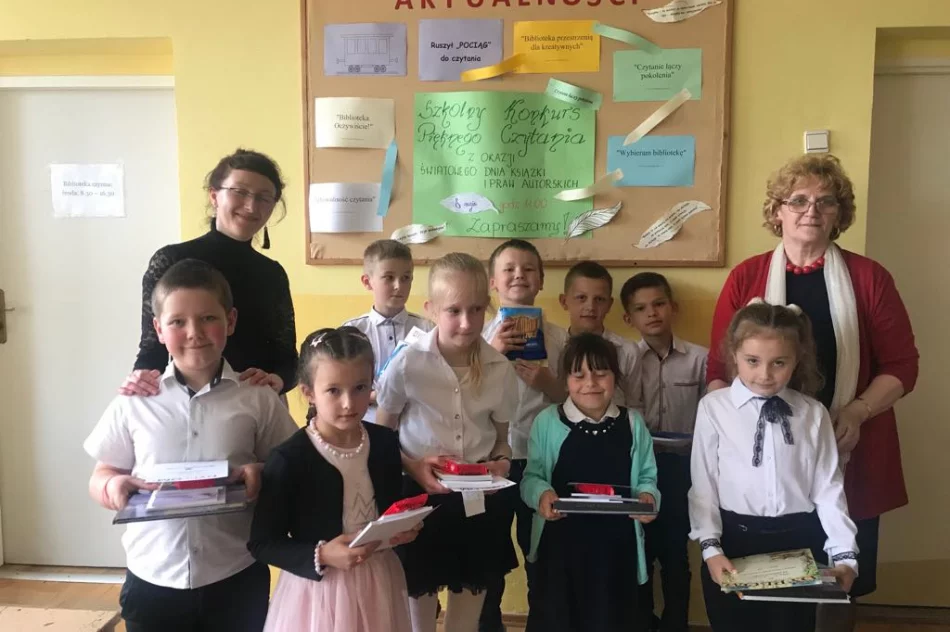 Szkolny konkurs pięknego czytania w Szkole Podstawowej im. Juliana Tuwima w Kaninie  - zdjęcie 5