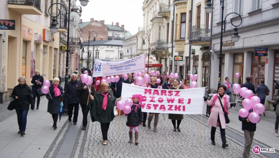 Chcemy zdrowia sądeczanek - VIII Marsz Różowej Wstążki - zdjęcie 1