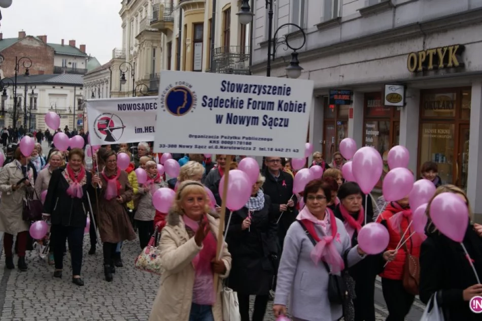 Chcemy zdrowia sądeczanek - VIII Marsz Różowej Wstążki - zdjęcie 3