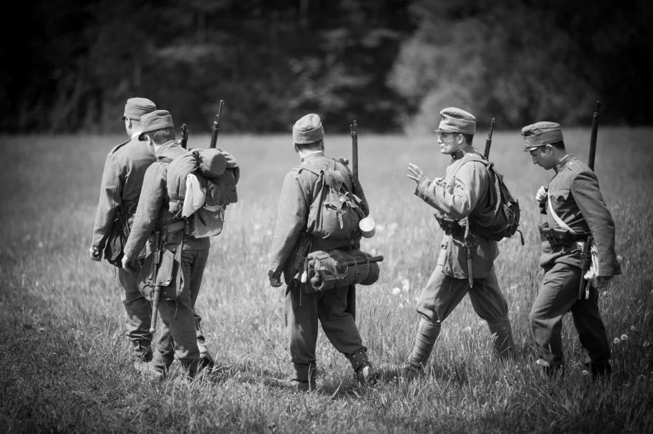 Rekonstrukcja Bitwy Limanowskiej 1914 na Jabłońcu (2019) - zdjęcie 7